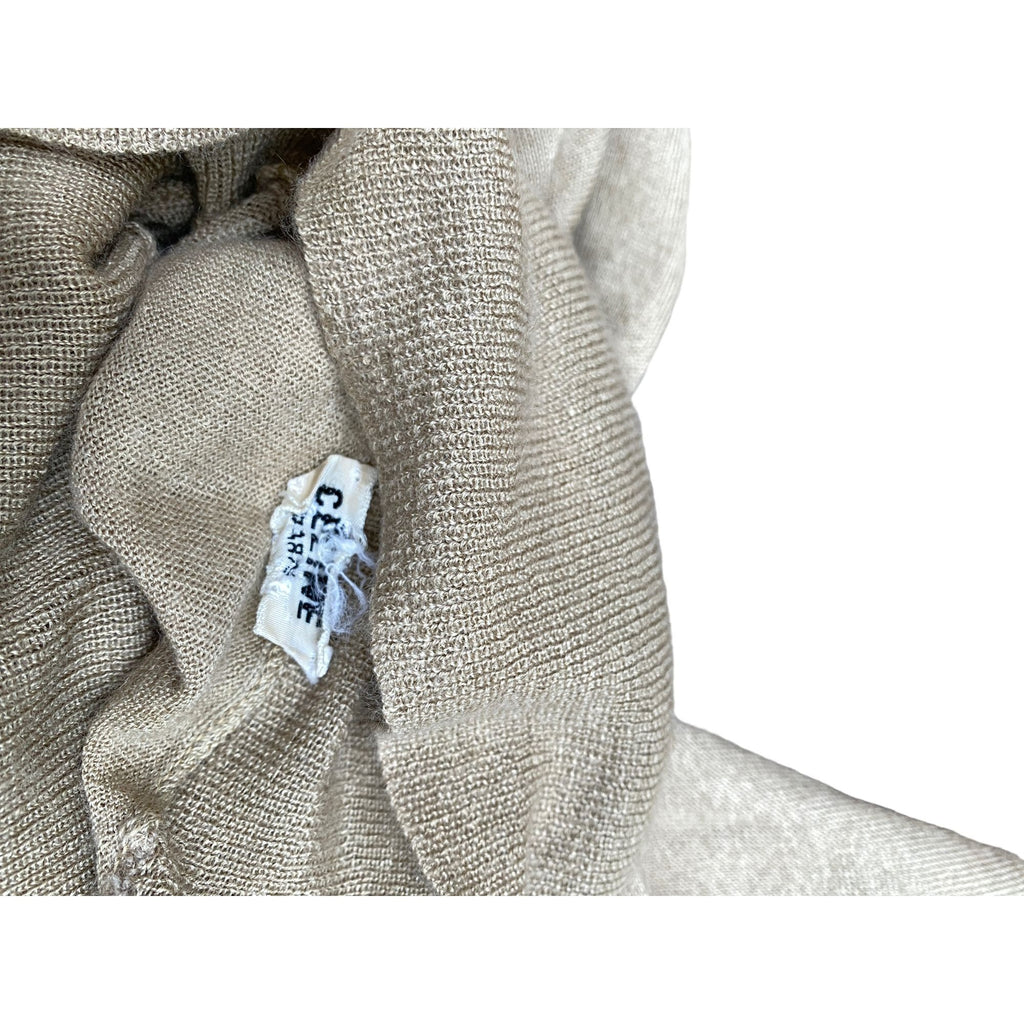 Beige Wool rollneck