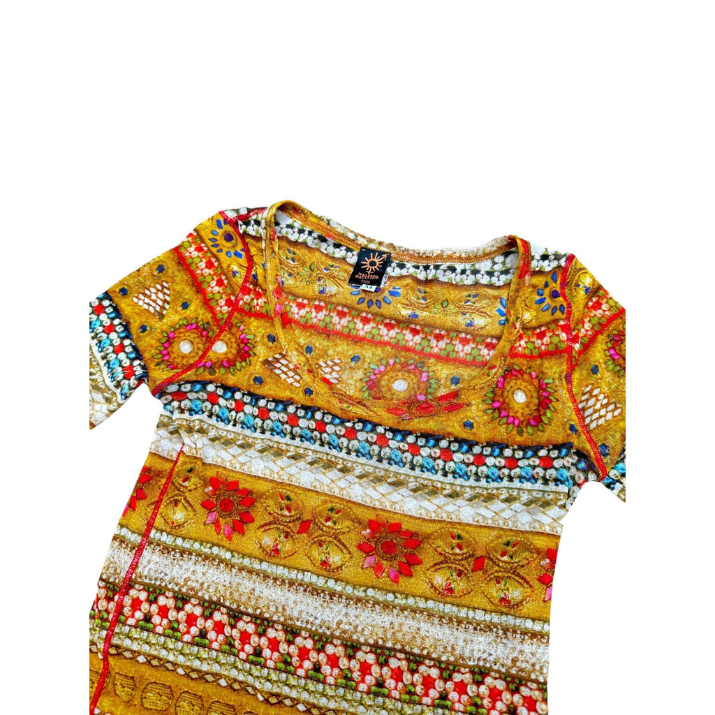 Vintage Colorful printed long sleeves