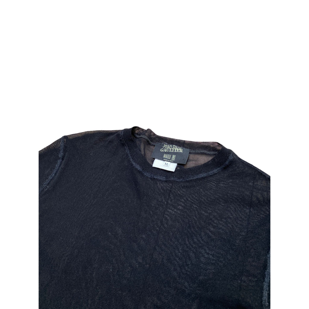 Vintage Black Mesh Longsleeves