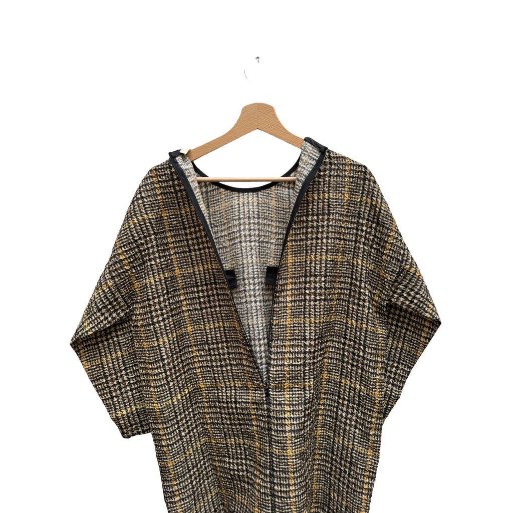 By Phoebe Philo FW 2011 Beige Check Patterned Dress