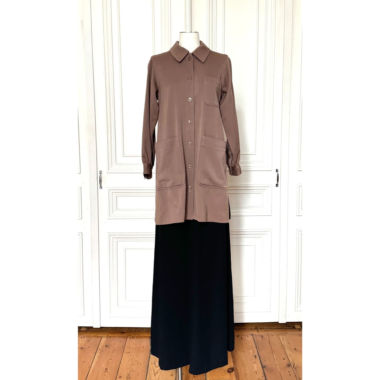 Early 1980s Brown Wool Overshirt