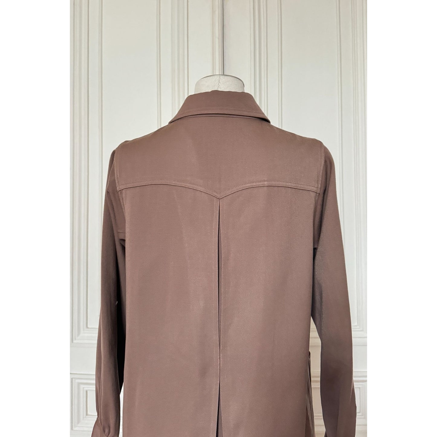 Early 1980s Brown Wool Overshirt