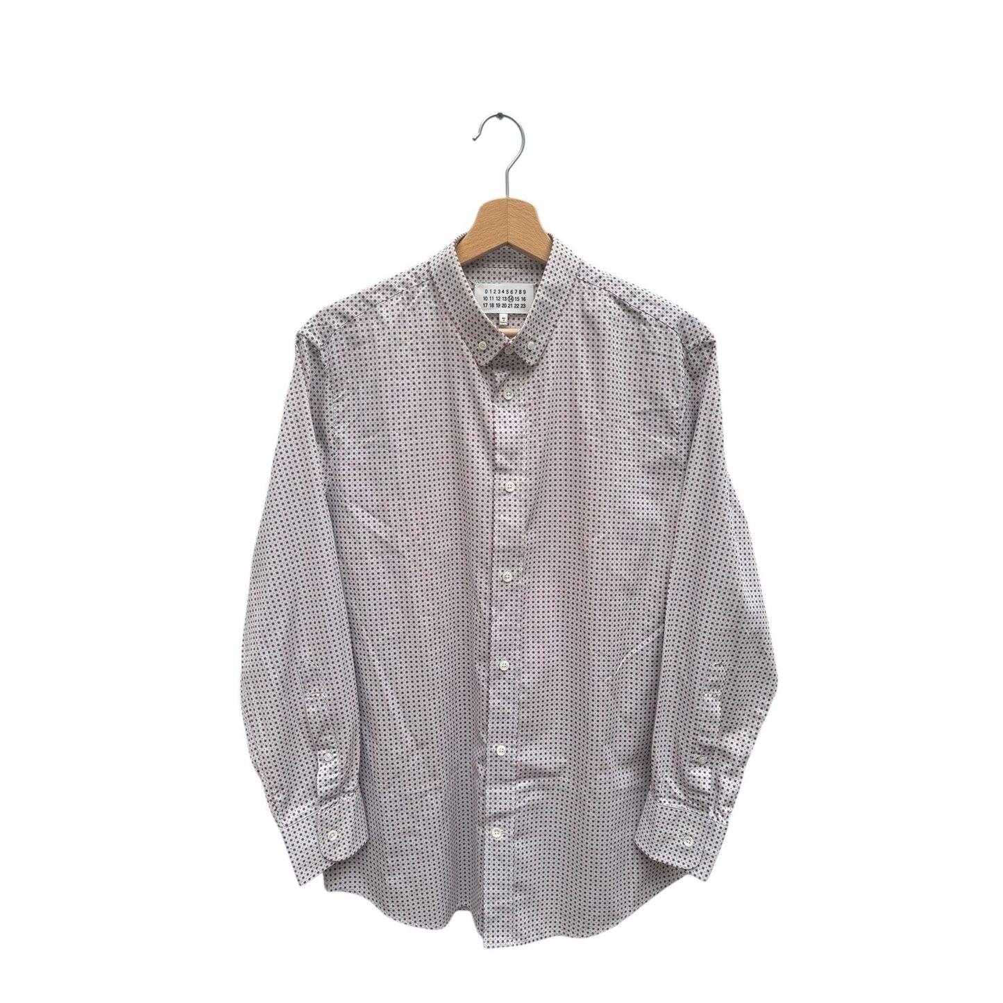 Fall Winter 2012 Red Micro-Pattern Shirt