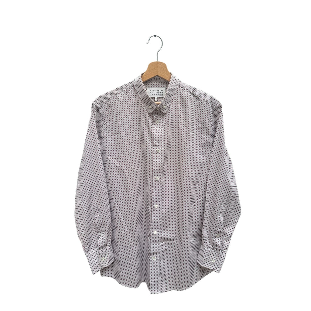 Fall Winter 2012 Red Micro-Pattern Shirt