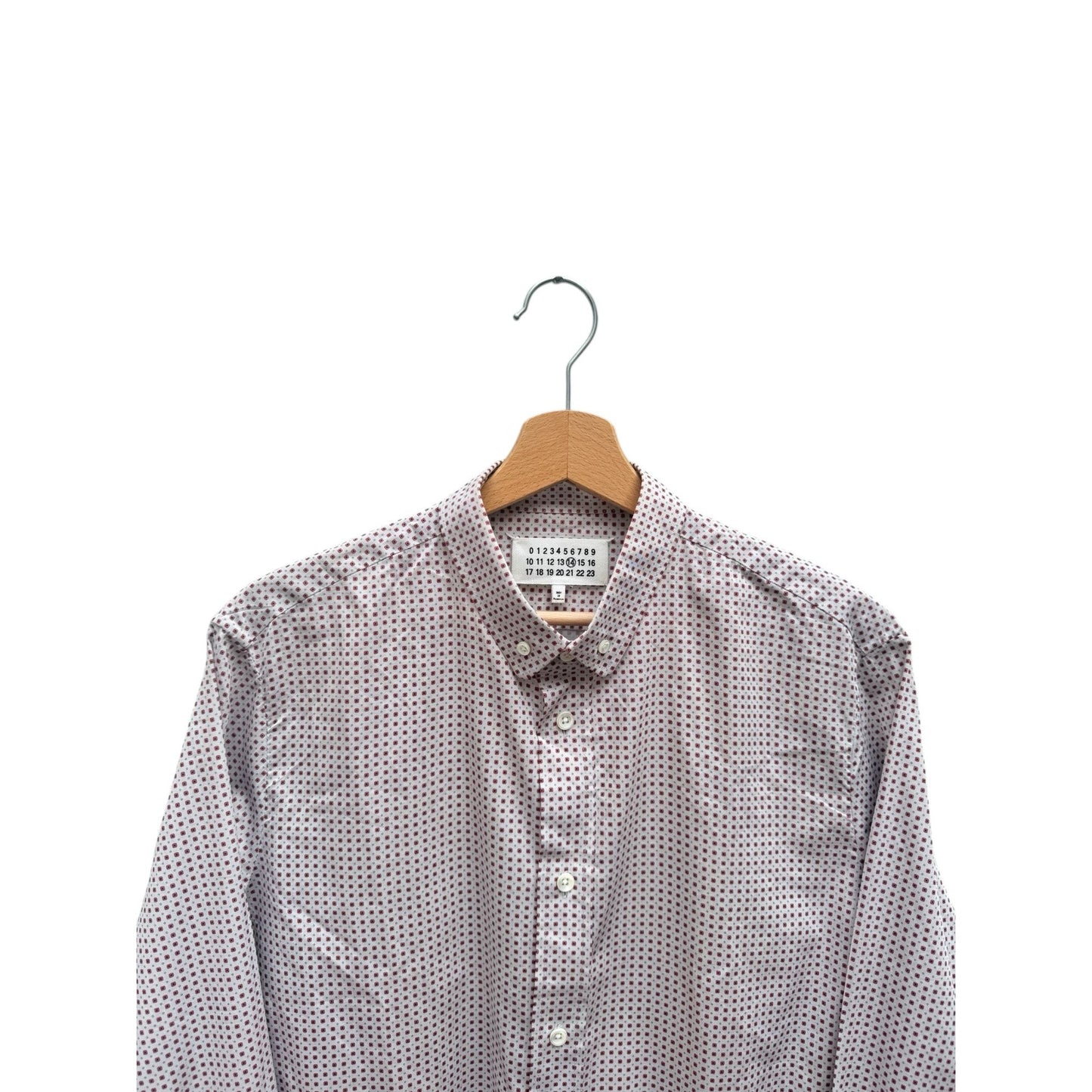Fall Winter 2012 Red Micro-Pattern Shirt