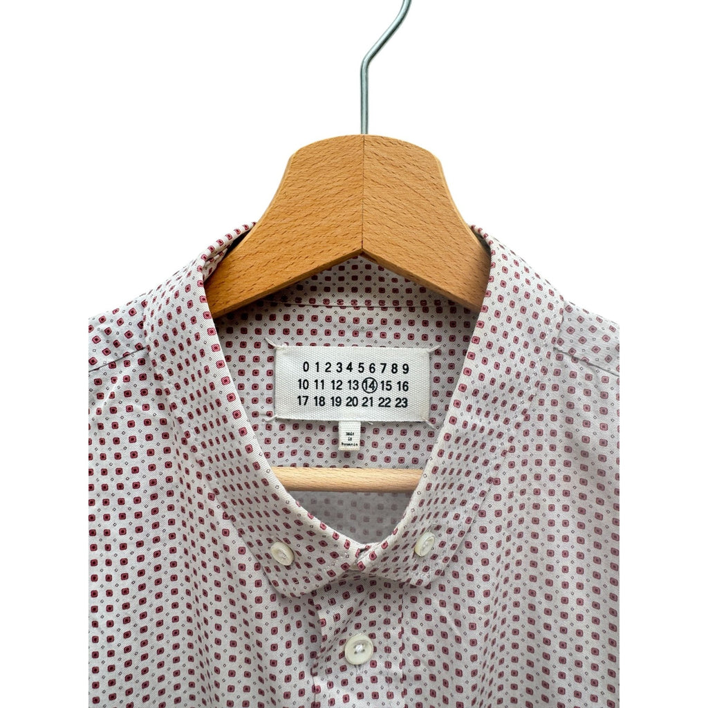 Fall Winter 2012 Red Micro-Pattern Shirt