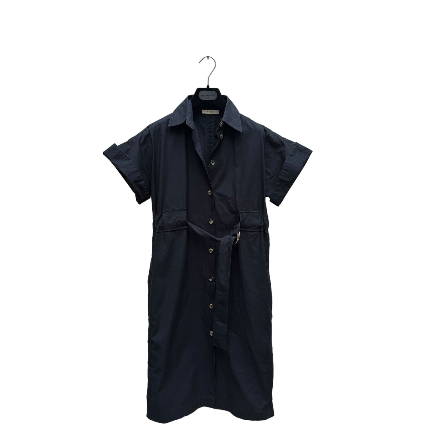 By Phoebe Philo Black Belted Dress