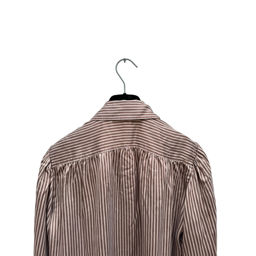 Vintage Silk Striped Shirt