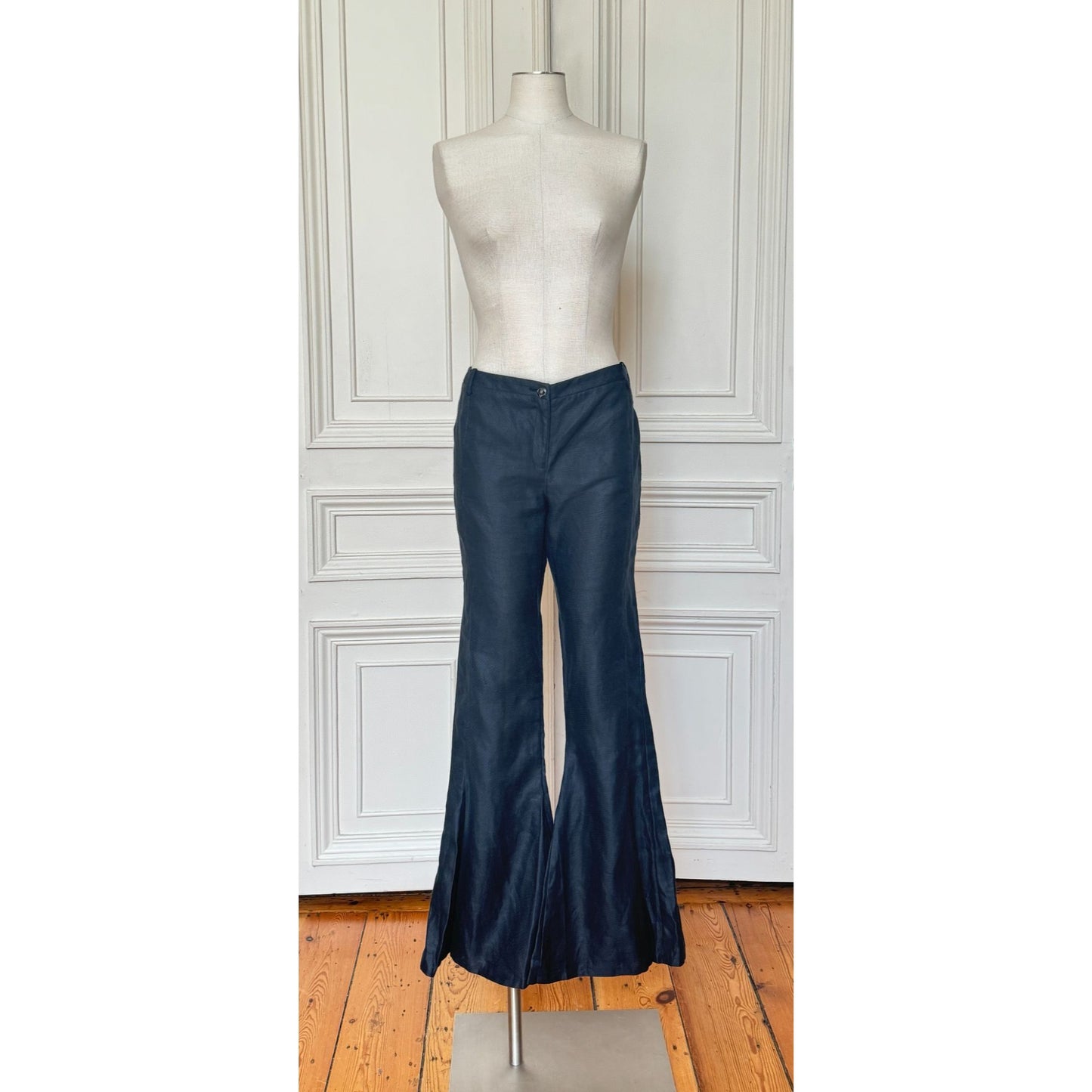 2009 Navy Flared Trousers