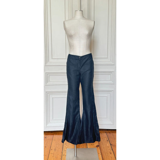 2009 Navy Flared Trousers