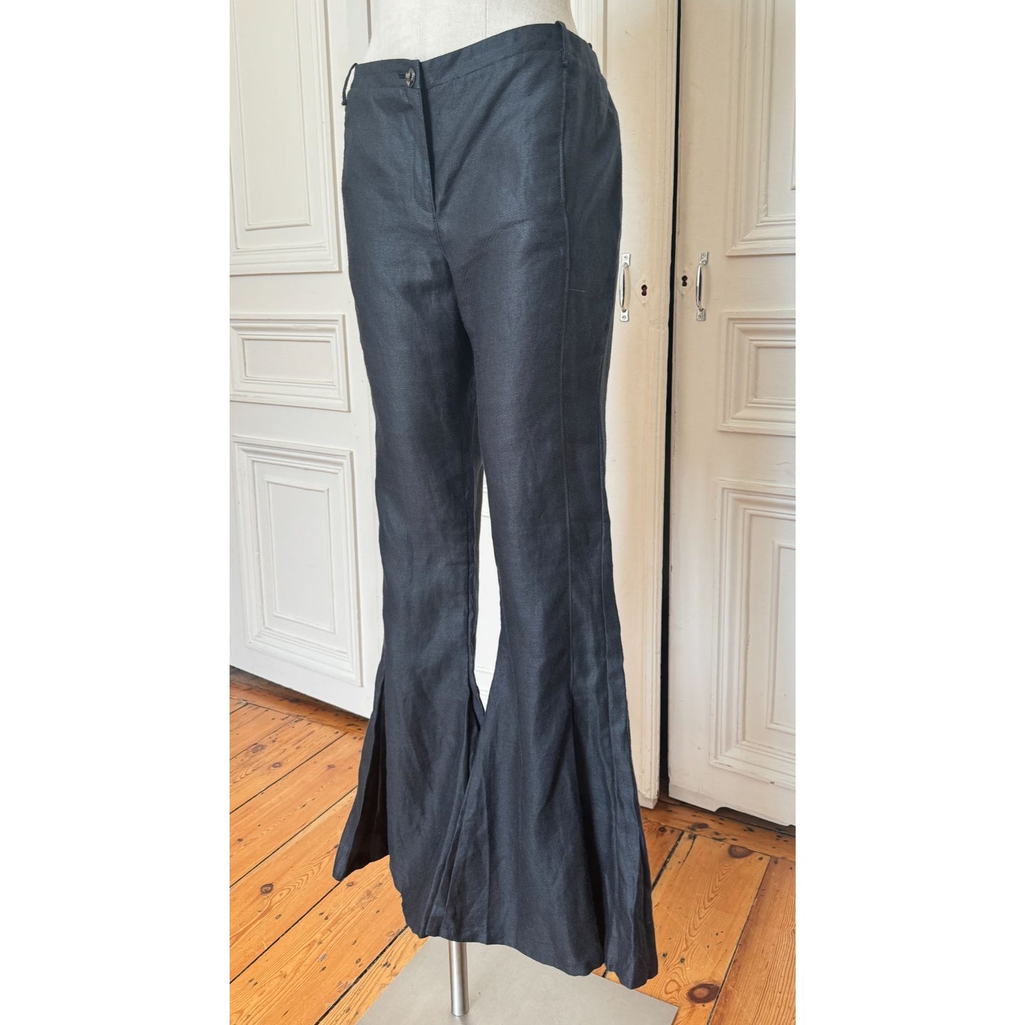2009 Navy Flared Trousers