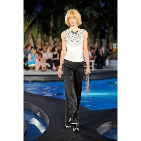 2009 Navy Flared Trousers