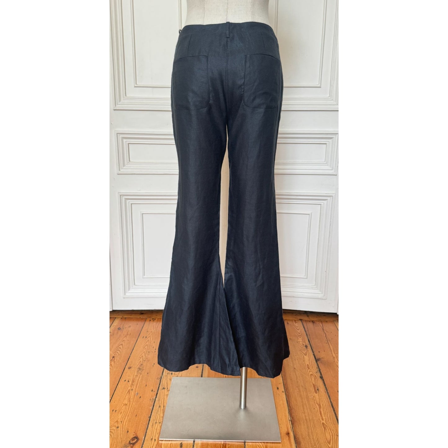 2009 Navy Flared Trousers