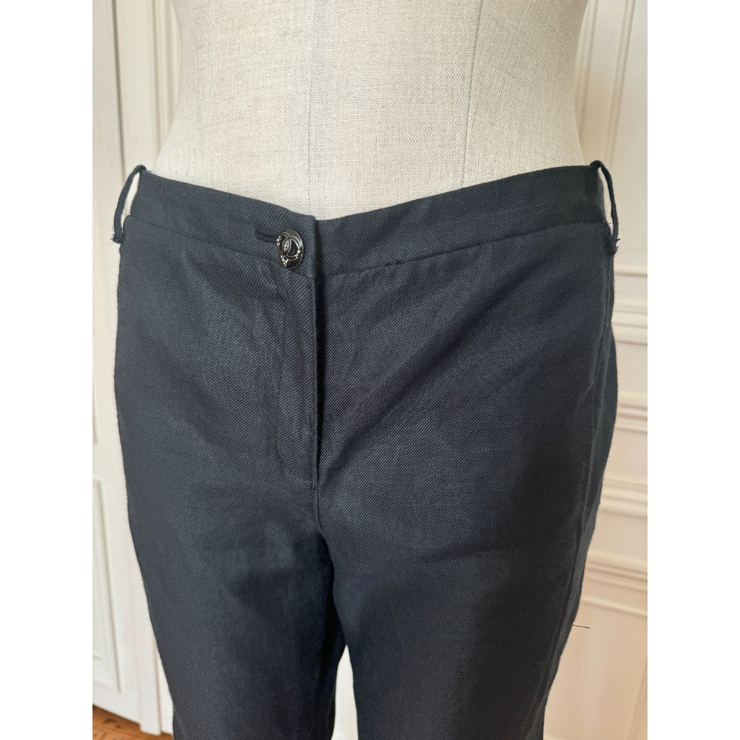 2009 Navy Flared Trousers