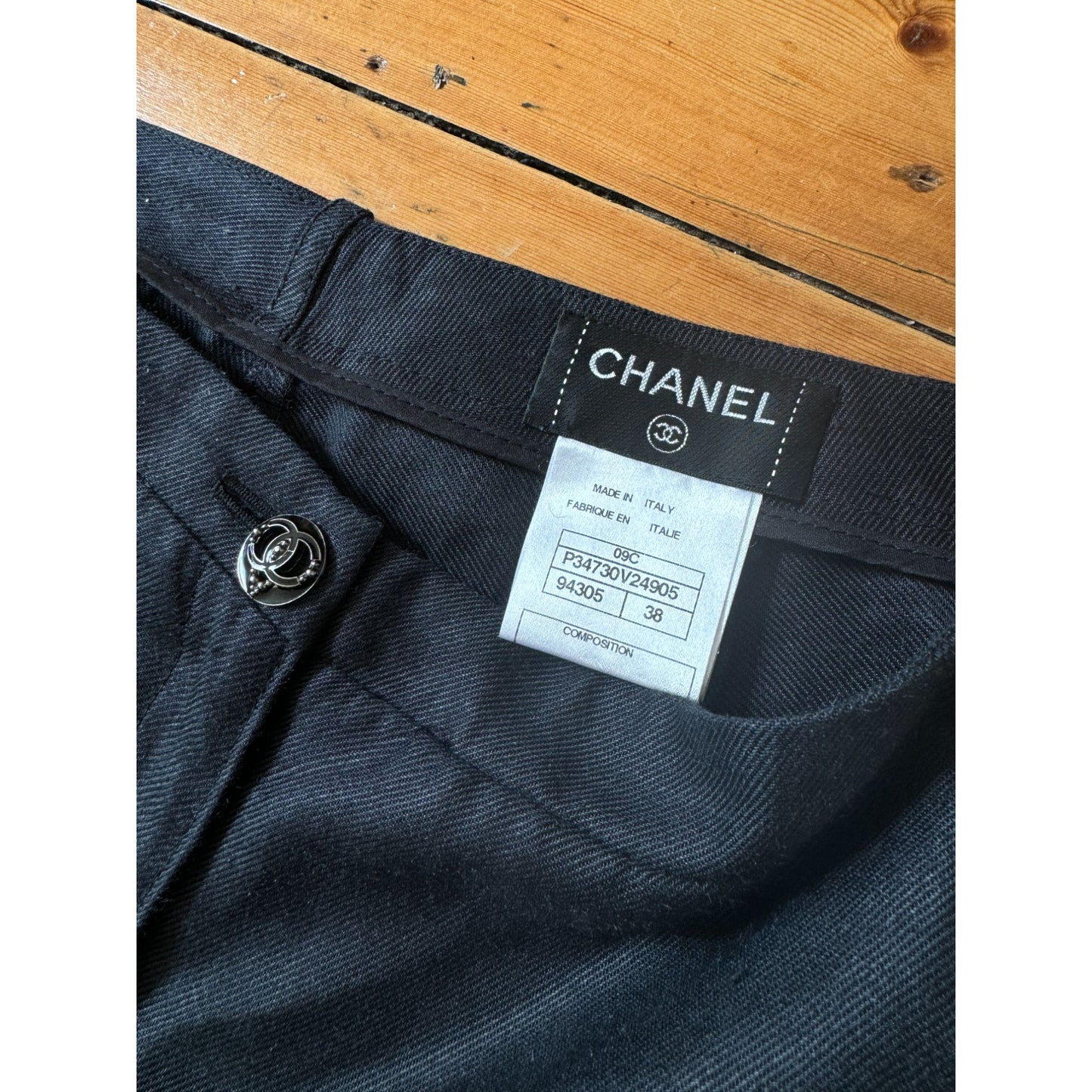 2009 Navy Flared Trousers