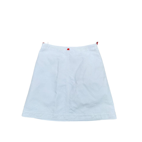 Vintage White Cotton Skirt