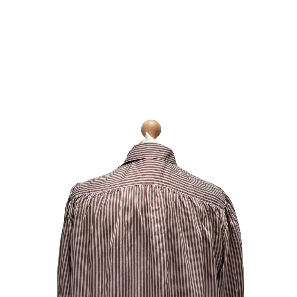 Vintage Silk Striped Shirt