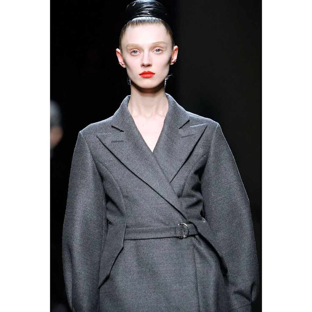 By Tom Ford  Fall Winter 2009  Grey Wool Coat