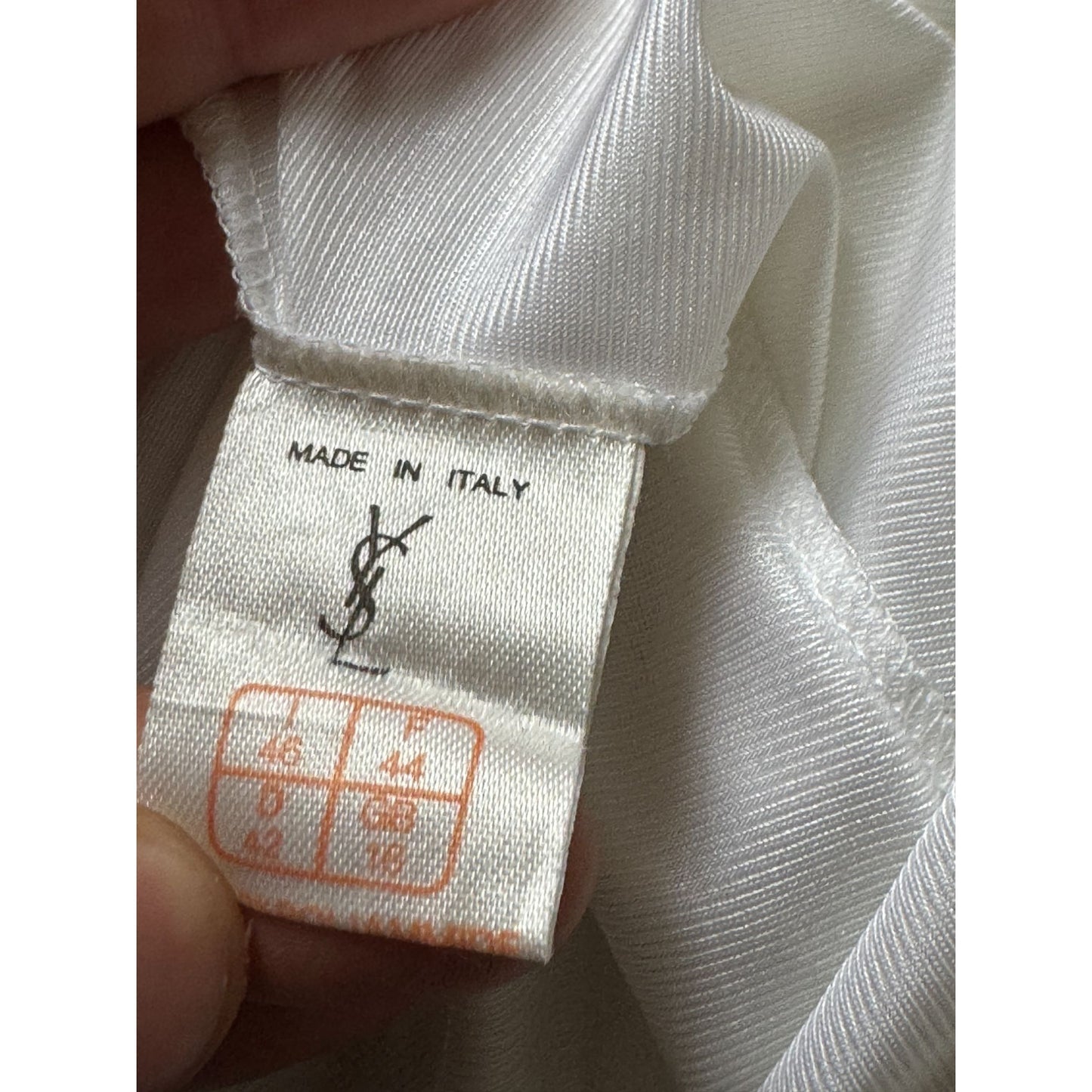 1980s White Nylon Slip Dress