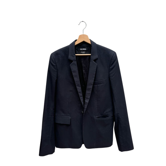 FW 2009 Dark Navy Thin pinstriped Blazer Jacket