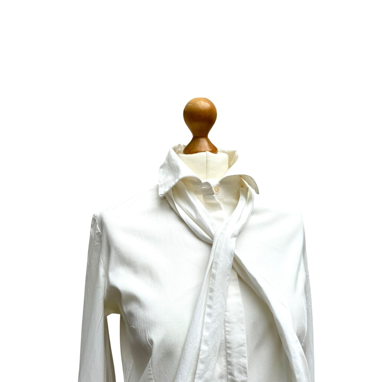 Early 2000s White Romantic Shirt