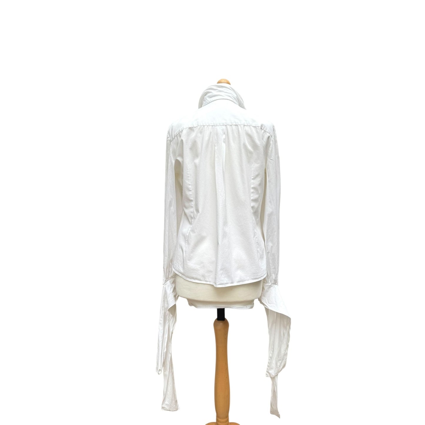 Early 2000s White Romantic Shirt