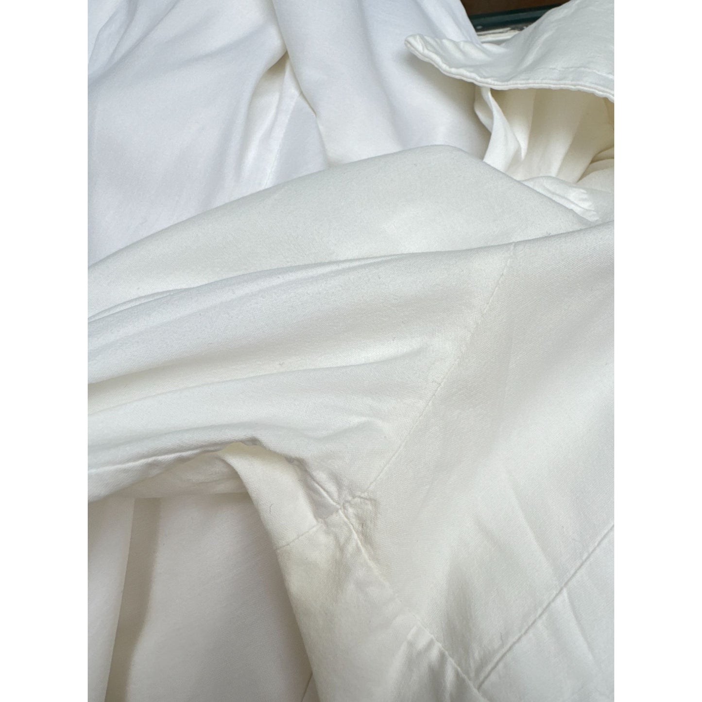 Early 2000s White Romantic Shirt