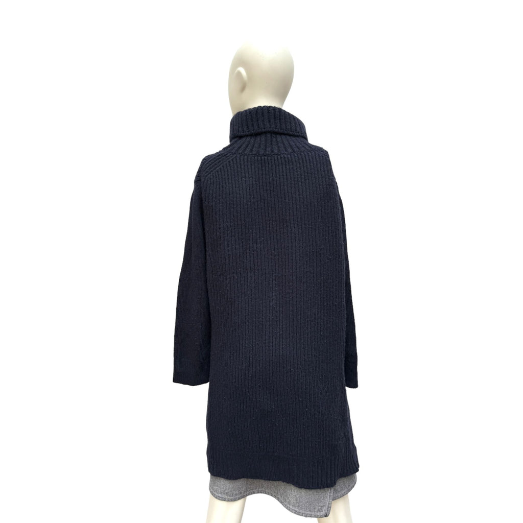 By Phoebe Philo Dark Navy Asymmetric sweater