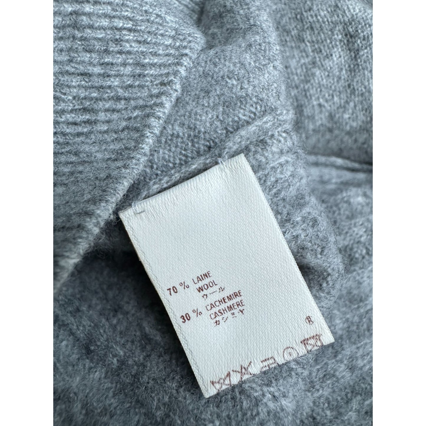 Grey Wool Cashmere Vest  Women