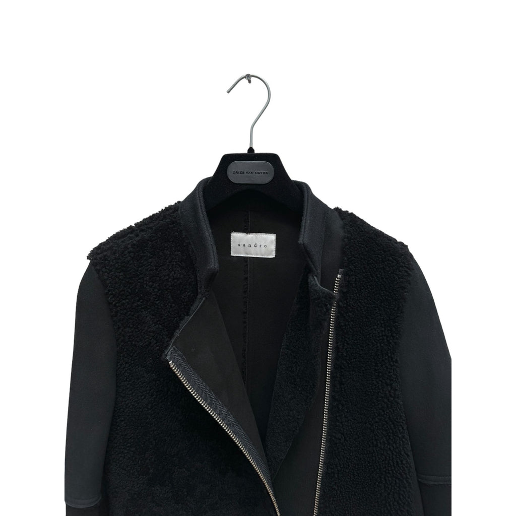 Sample Black Shearling (Leather) Jacket