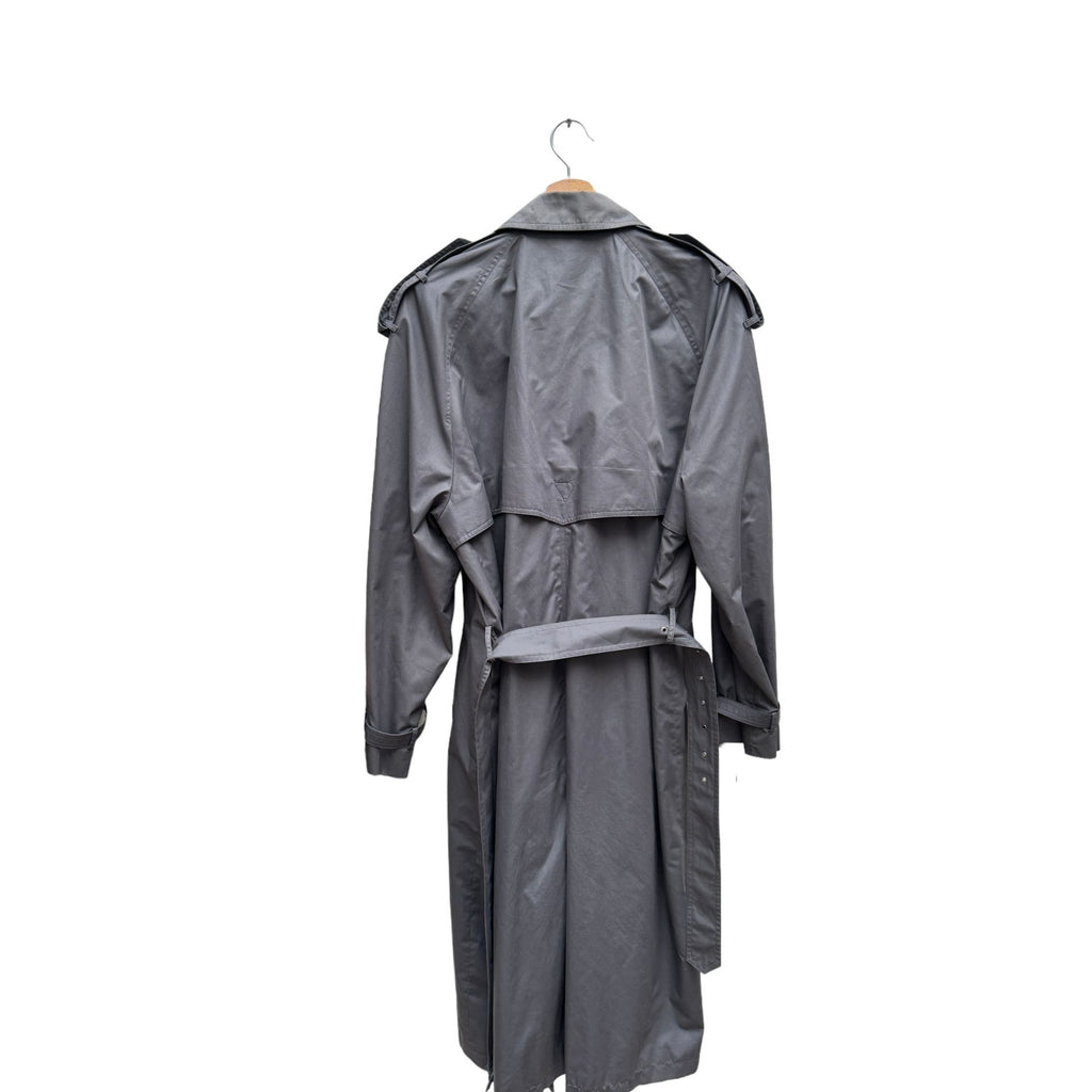 Vintage Grey Trench Coat S