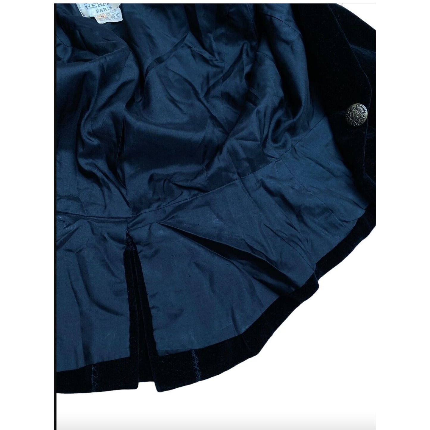 Black Velvet Corduroy Blazer Jacket