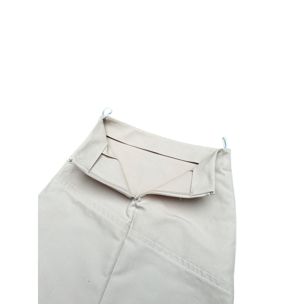 By Phoebe Philo Beige Cotton Maxi Skirt