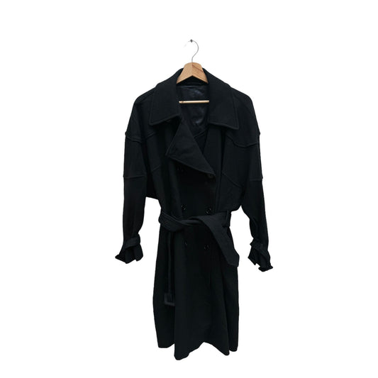 FW 2009 Black Double Breasted Wool Coat