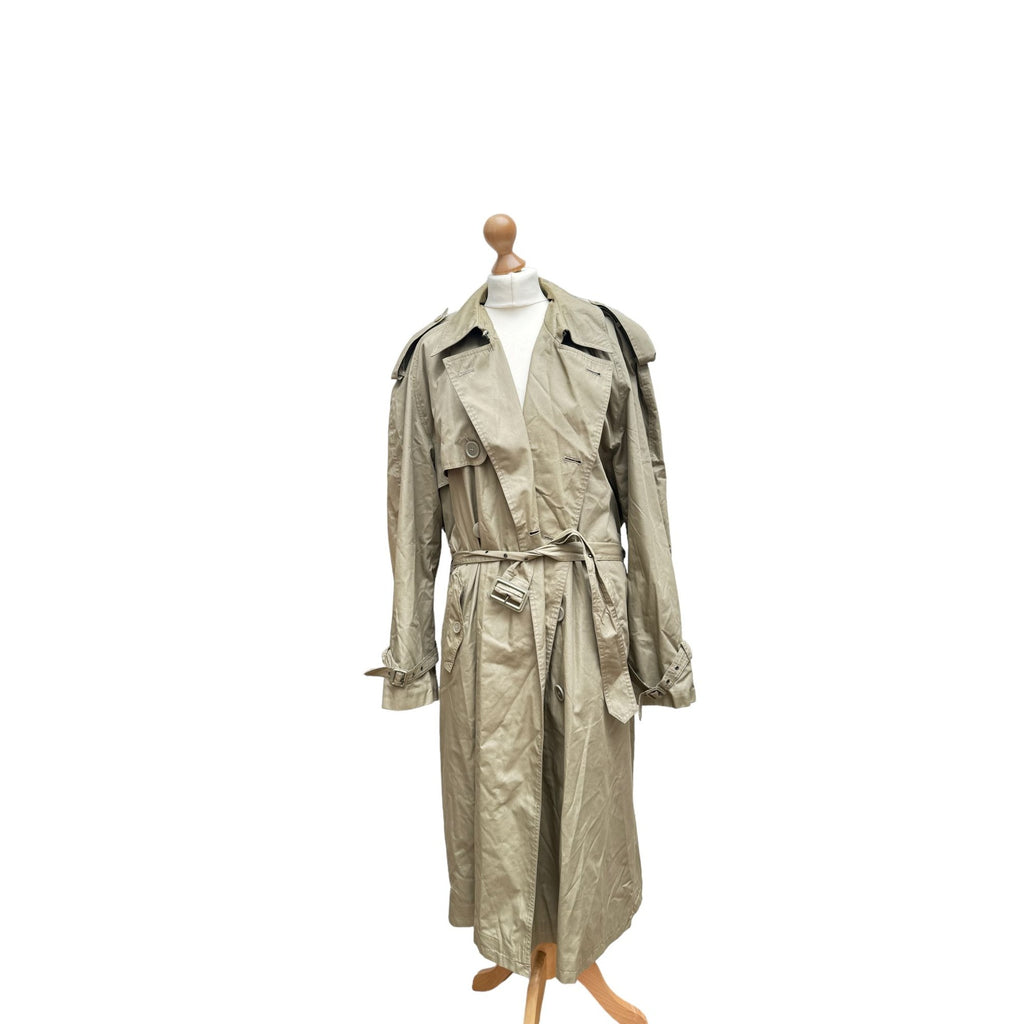 Vintage Beige Trench RainCoat