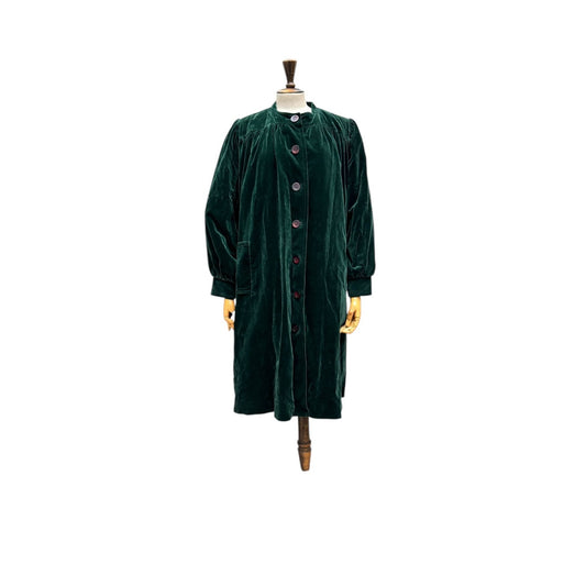 Vintage Green Velvet Coat