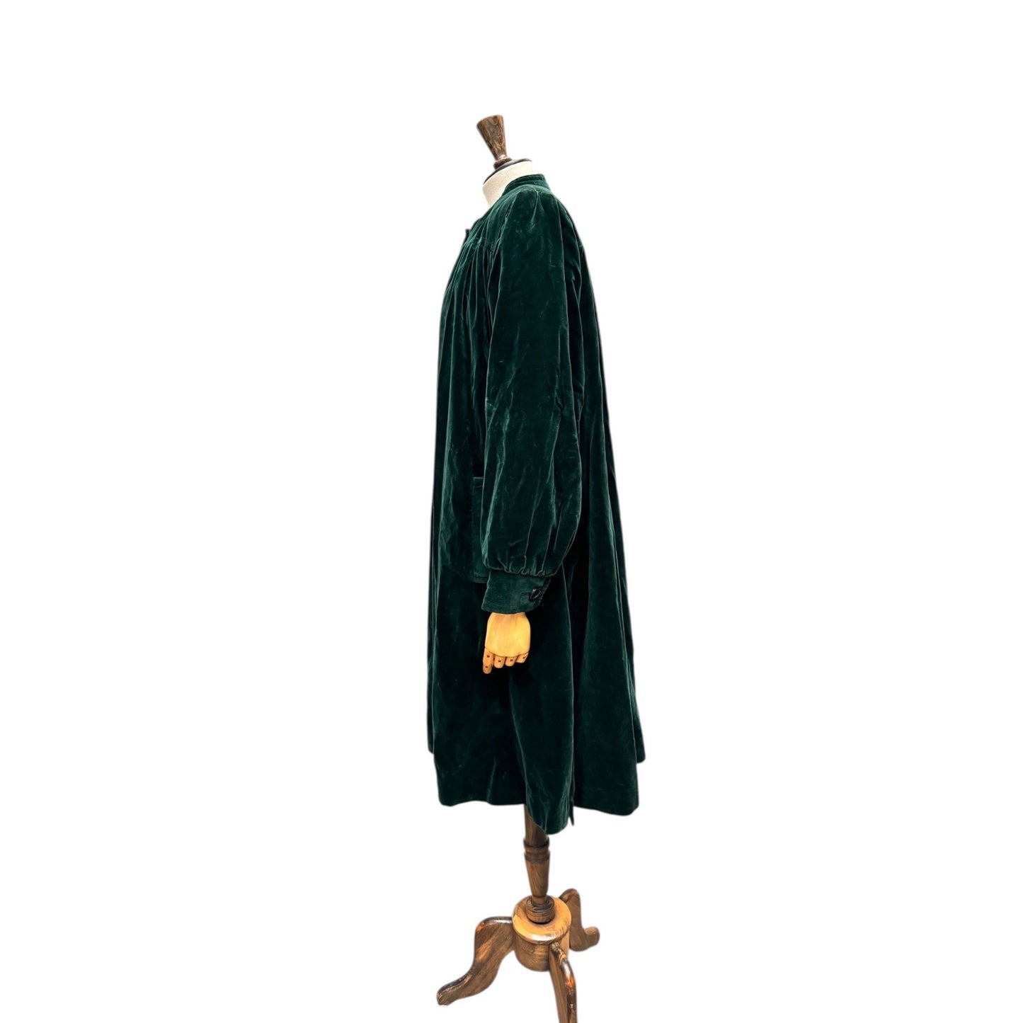 Vintage Green Velvet Coat