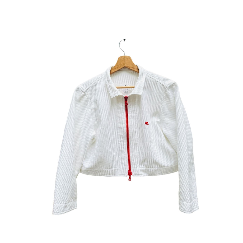 Vintage White Cotton Jacket