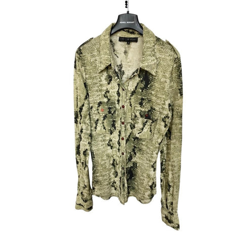 Kaki python shirt