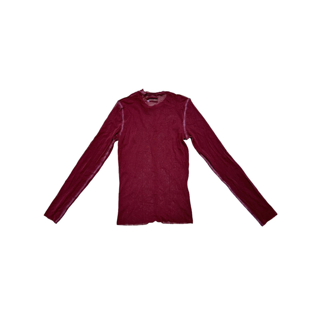 Men Mesh Nylon Burgundy Vintage