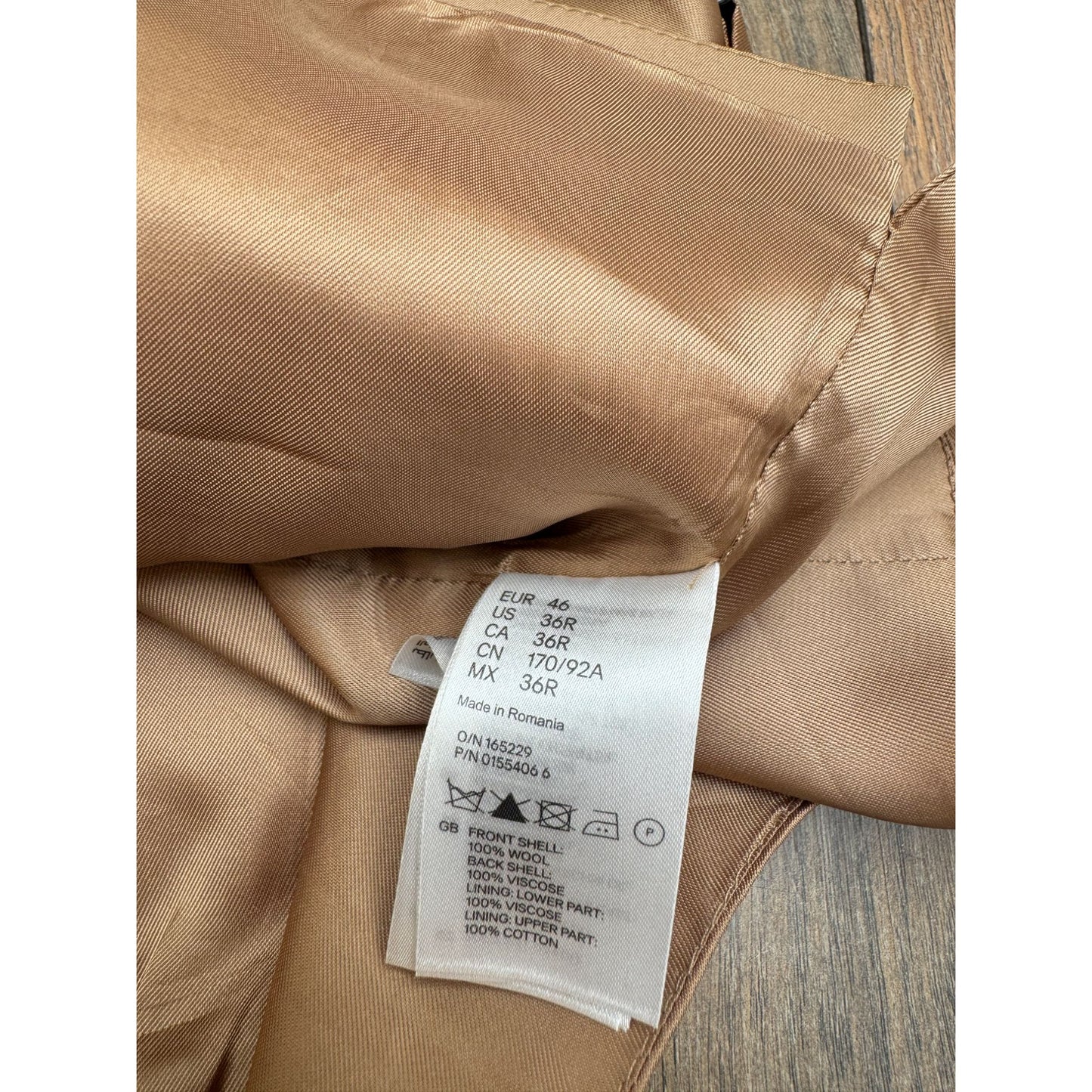 Beige Wool Viscose Vest 