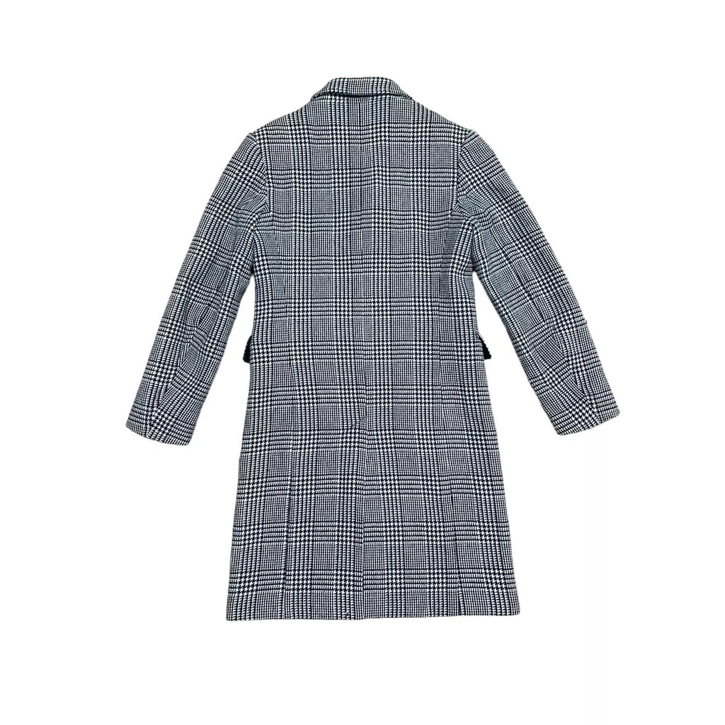 Grey Wool Checkered Grey Coat