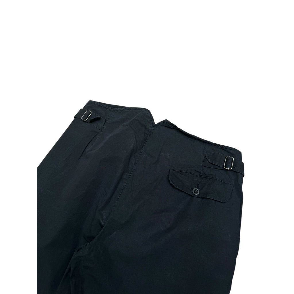 SS 2004 Black Straight Cotton Pants