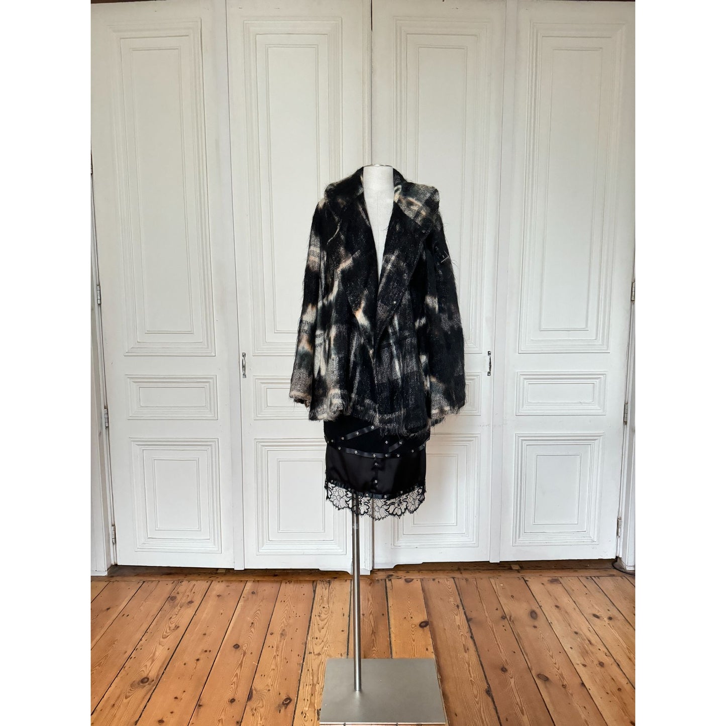 1990s Oversized Mohair Wool Jacket 