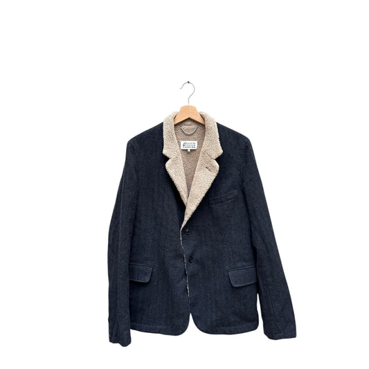 Grey Wool Shearling Jacket