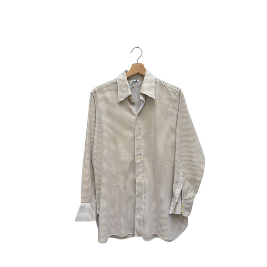 Vintage Textured Blue Yellow Shirt