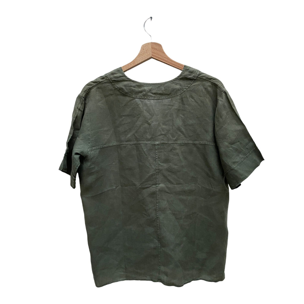 Vintage Kaki Linen T-shirt