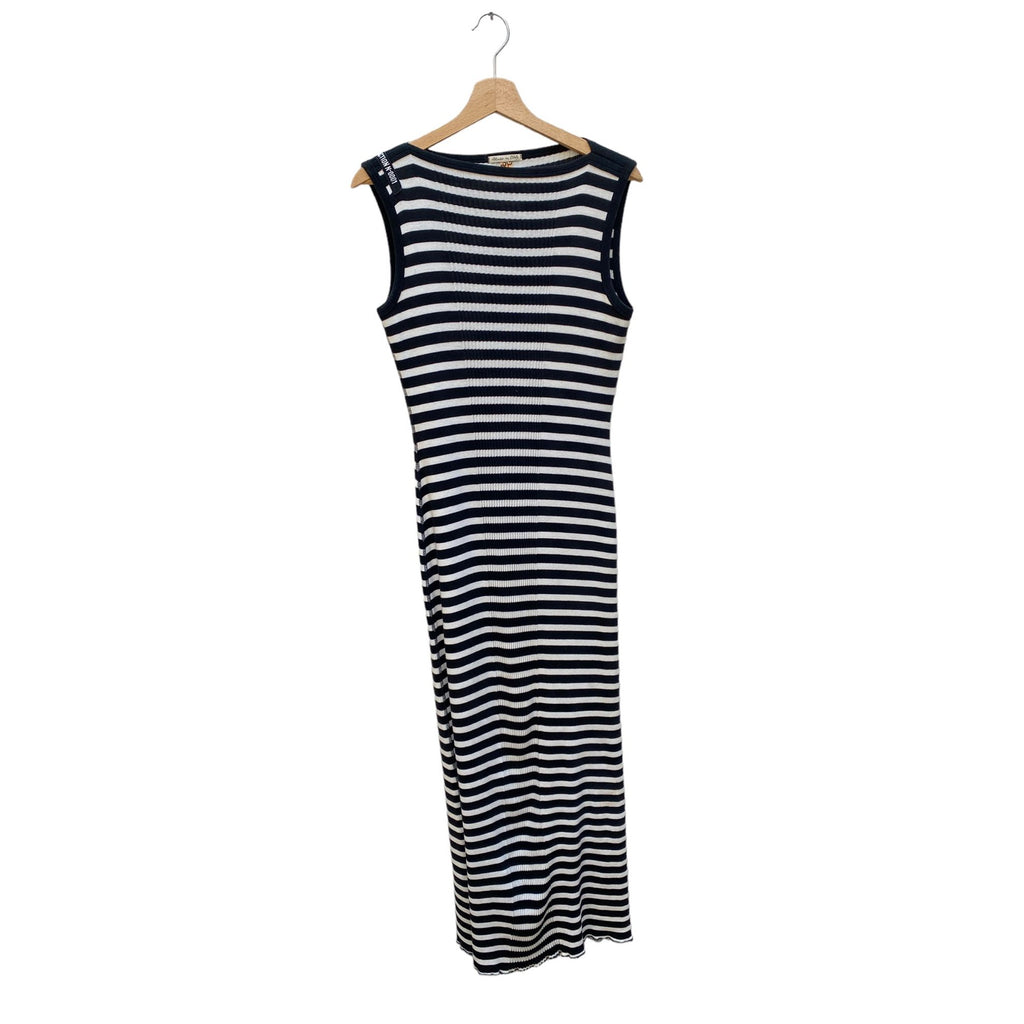 Vintage Knitted Striped Dress