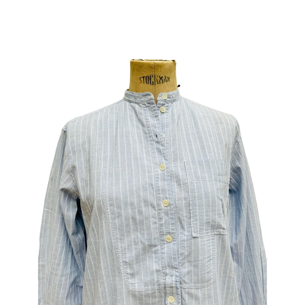 Phoebe Philo Blue Cotton Striped shirt