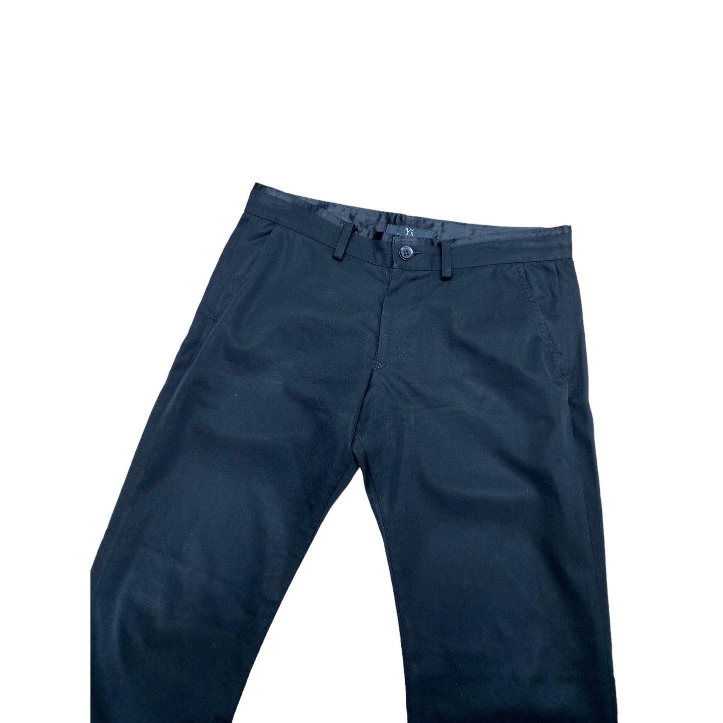 Black Wool Elegant 3/4 Pants  Straight Fit